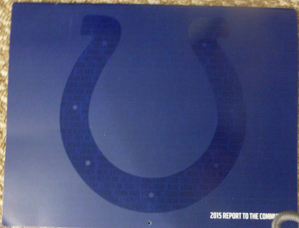 Indianapolis Colts 2015-2016 Calendar