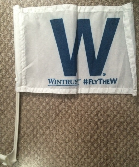 Chicago Cubs 2016 Fly the W Car Flag Season Ticket Holder